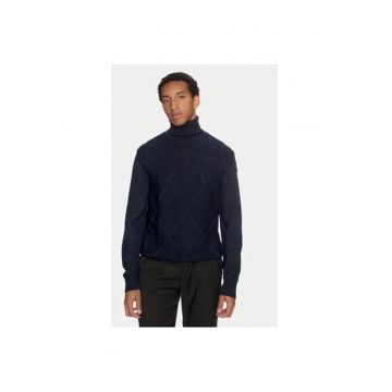 Bluza barbati -  304174230 - Lana - Albastru