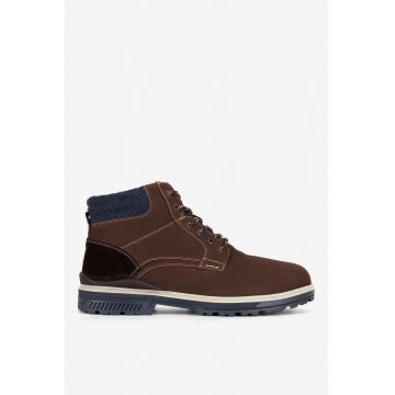 Ghete barbati  KASTOR-02 - 10cm - maro -