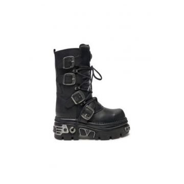 Ghete barbati  piele ecologica - negru - 41
