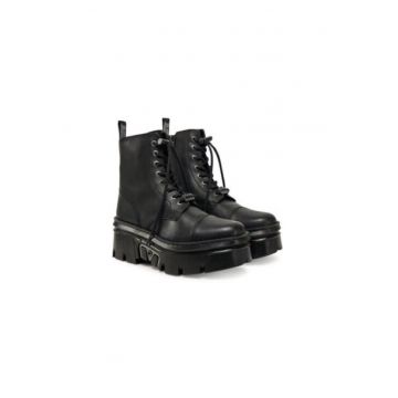 Ghete barbati  piele naturala - negru - 37