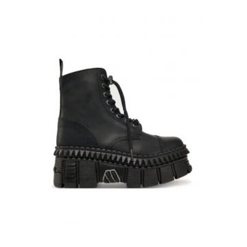 Ghete barbati  piele naturala - negru - 38