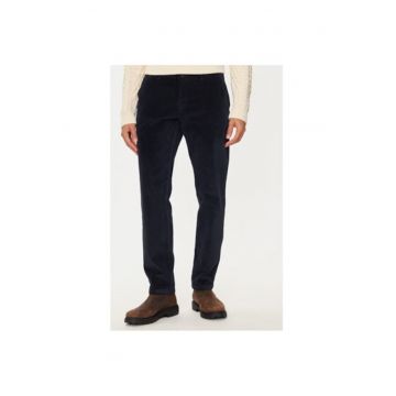 Pantaloni Barbati -  304192753 - Bumbac - Elastan - Albastru
