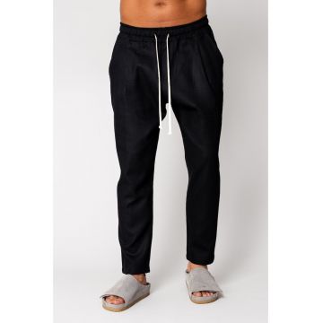 Pantaloni lung din IN regular cu snur 17228