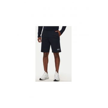 Pantaloni scurti barbati -  304286650 - Bumbac - M INTL - Albastru