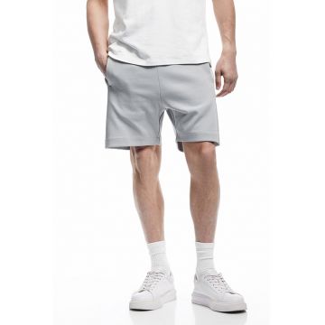 Pantaloni scurti din amestec de bumbac cu snur