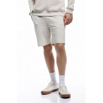 Pantaloni scurti din amestec de bumbac cu snururi