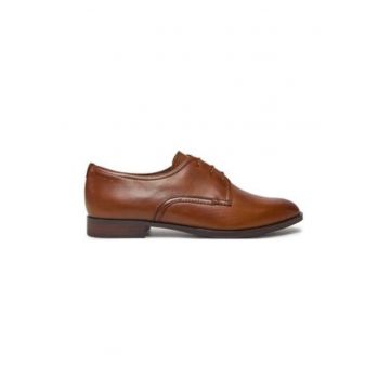Pantofi barbati Oxfords -  1-23201-44 - piele ecologica - maro -