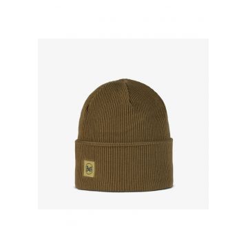 Caciula  crossknit tricotata - culoare brindle maro - pentru adulti - marime universala