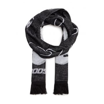 Fular unisex -  590554 - Acril - Negru - One size INTL