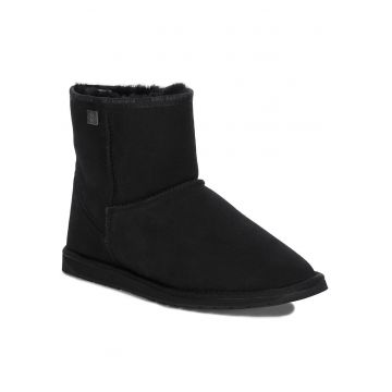 Ghete barbati -  Piele naturala - Negru