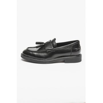 Pantofi loafer din piele cu canafi