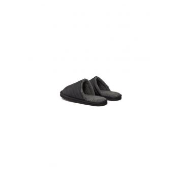 Papuci barbati  303186708 - Piele naturala - Negru