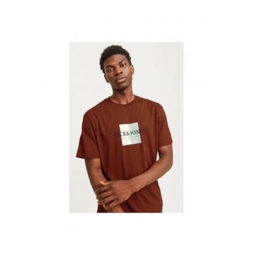 Tricou barbati -  304367625 - Bumbac - Maro