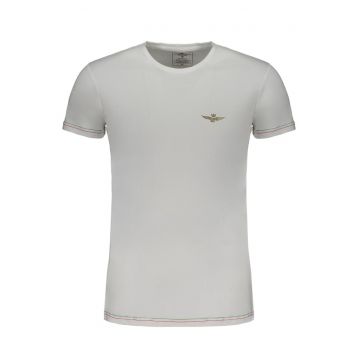 Tricou barbati -  95% bumbac - 5% elastan - Alb - 2XL - SCOTI003J508