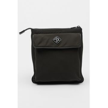 Geanta crossbody cu logo aplicat