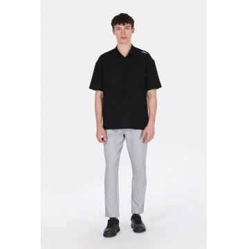 Pantaloni cu snur in talie si talie medie