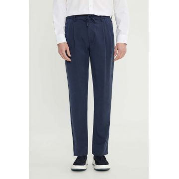 Pantaloni din lyocell cu cordon in talie