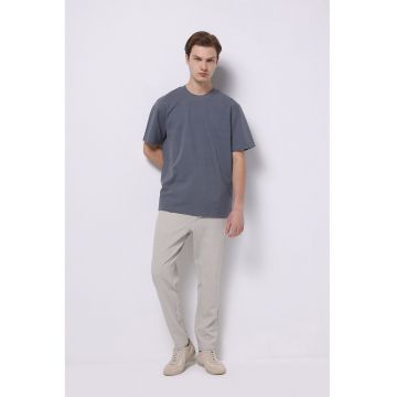 Pantaloni drepti texturati Pantaloni drepti texturati