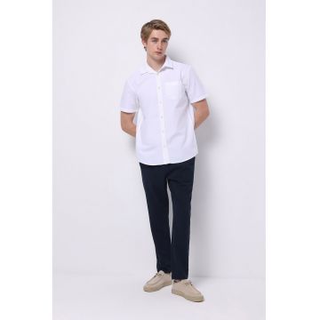 Pantaloni drepti texturati Pantaloni drepti texturati
