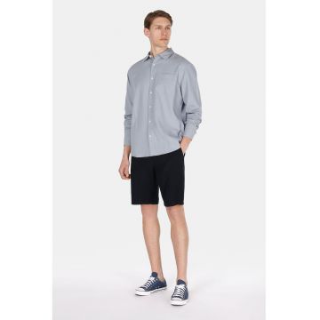 Pantaloni scurti din amestec de in cu talie ajustabila
