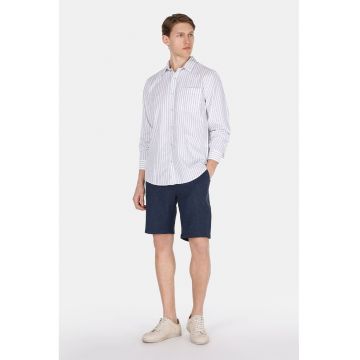 Pantaloni scurti din in si bumbac