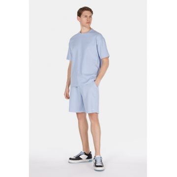 Pantaloni scurti uni cu snur
