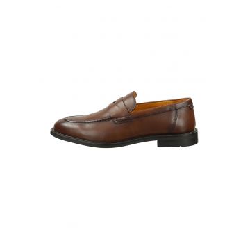 Pantofi loafer de piele Lozham