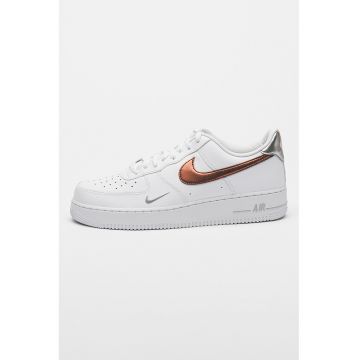 Pantofi sport din piele cu garnituri din piele ecologica Air Force 1