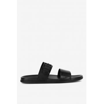 Papuci barbati  5905588725176 - Piele naturala - Negru