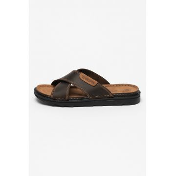 Papuci de piele Asher