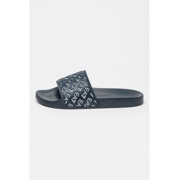 Papuci unisex cu logo stantat