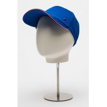 Sapca baseball din bumbac organic cu detaliu cu logo discret