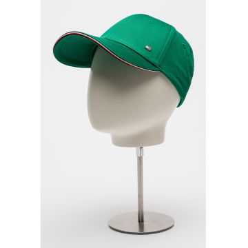 Sapca baseball din bumbac organic cu detaliu cu logo discret