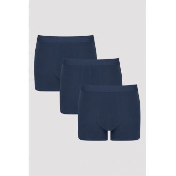 Set de boxeri cu model uni - 3 perechi