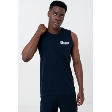 Top de bumbac cu logo