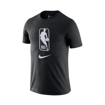 Tricou cu decolteu la baza gatului si logo NBA