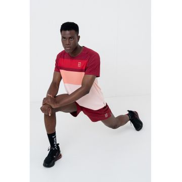 Tricou cu model colorblock - pentru tenis