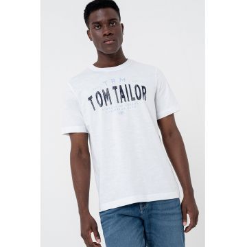 Tricou de bumbac cu logo