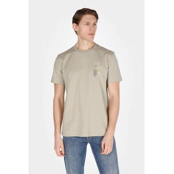 Tricou din bumbac cu imprimeu pe partea din spate