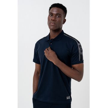 Tricou polo cu benzi logo Tricou polo cu benzi logo