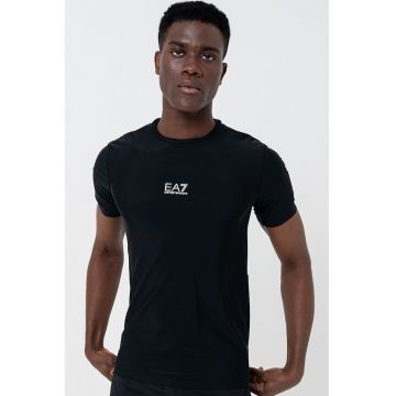 Tricou super slim fit cu imprimeu logo