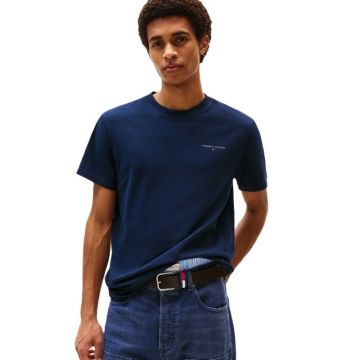 Tricou Tommy Hilfiger TJM SLIM LINEAR CHEST TEEEXT