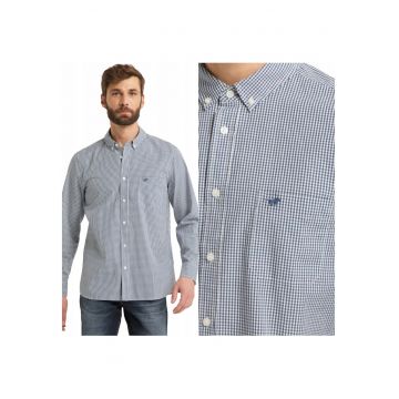 Camasa Pentru Barbati -  Clemens Gingham Chk - S INTL - Multicolor - Croi Regular - Inchidere Nasturi - Compozitie Material 100% Bumbac - Numar De Buzunare 1