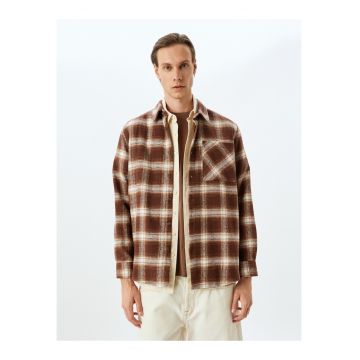 Camasa regular fit cu model in carouri