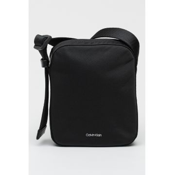 Geanta crossbody cu detaliu logo
