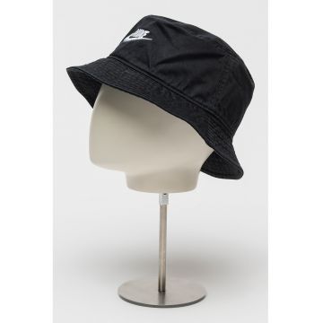 Palarie bucket din bumbac cu logo brodat