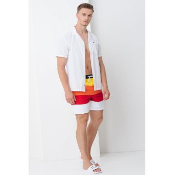 Pantaloni scurti de baie cu model cu dungi