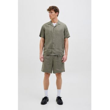 Pantaloni scurti de in cu talie elastica