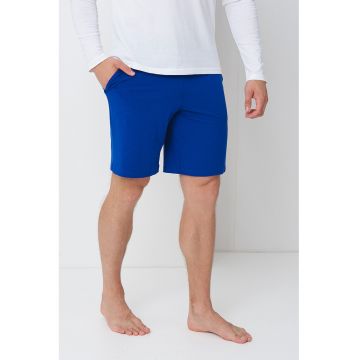 Pantaloni scurti de pijama din amestec de modal cu buzunare laterale