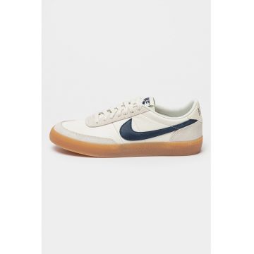 Pantofi sport cu insertii din piele si piele intoarsa